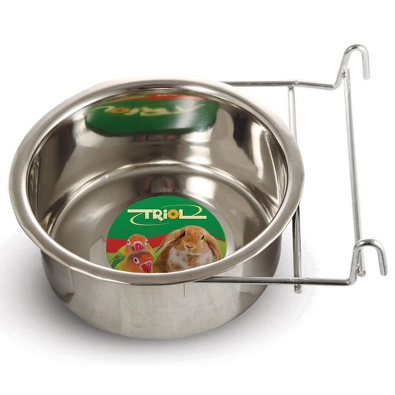 Миска металлическая с держателем 0,55 л