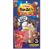 Churu Bee, Запеченные трубочки для кошек с тунцом Магуро и тунцом Кацуо 3 х 10 гр