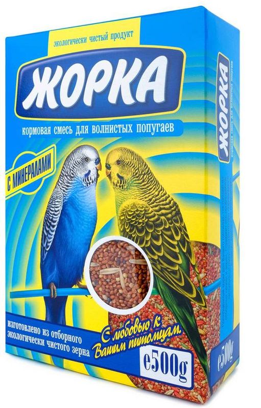 Корм для волнистых попугаев, 500 гр Классик