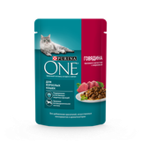 Влажный корм д/взрослых кошек говядина с морковью 75 гр