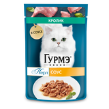 Perle, Нежное филе в соусе с кроликом, пауч 75 гр