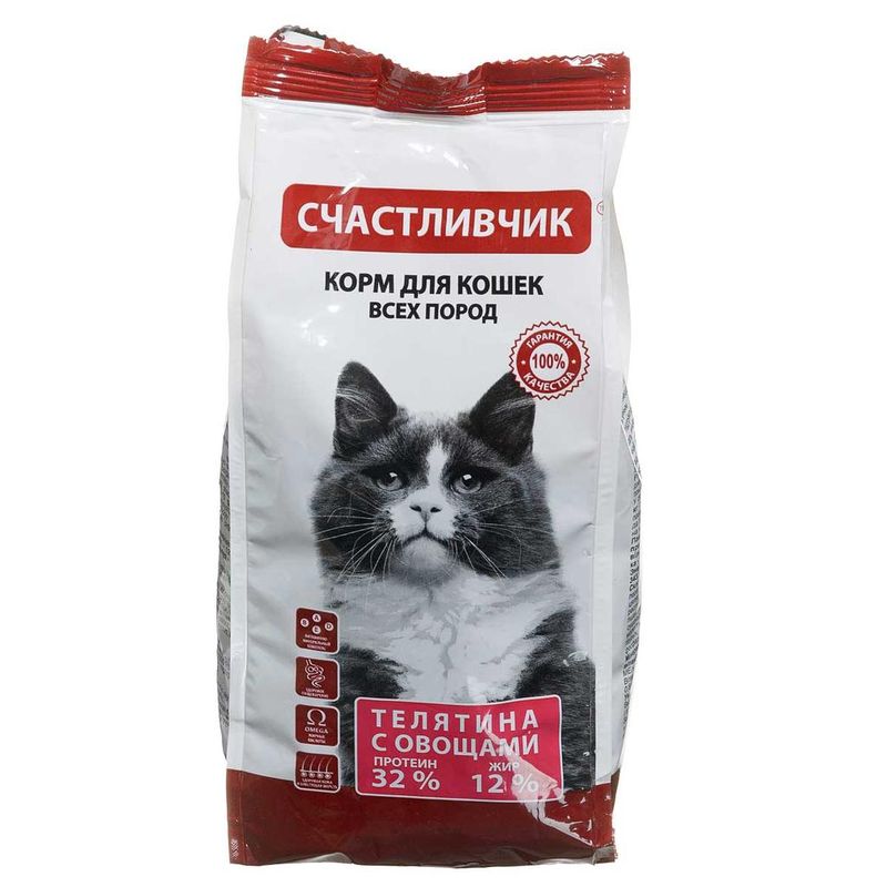 Корм для кошек телятина с овощами 400 гр