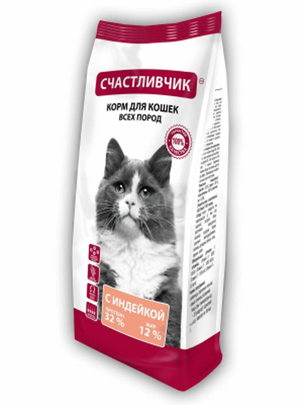Корм для кошек с индейкой 400 гр