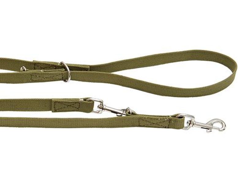 Поводок брезентовый переменной длины 20 мм, длина 1,2-2 м